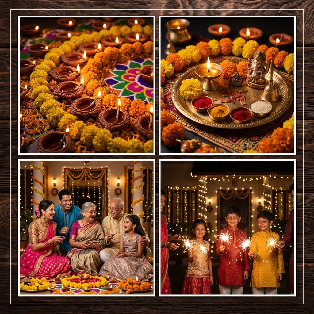 Diwali Festival Collage Sample