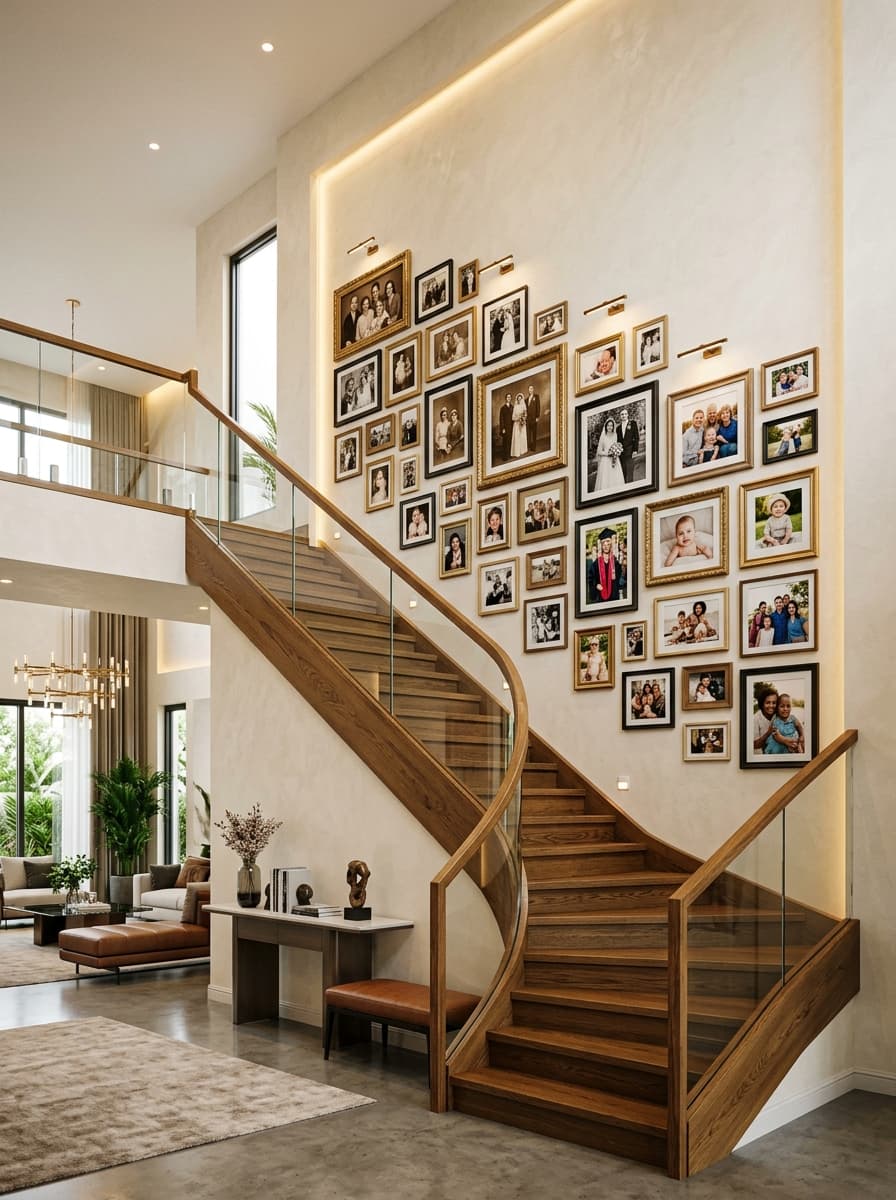 Gallery Wall Staircase Heritage Heirlooms