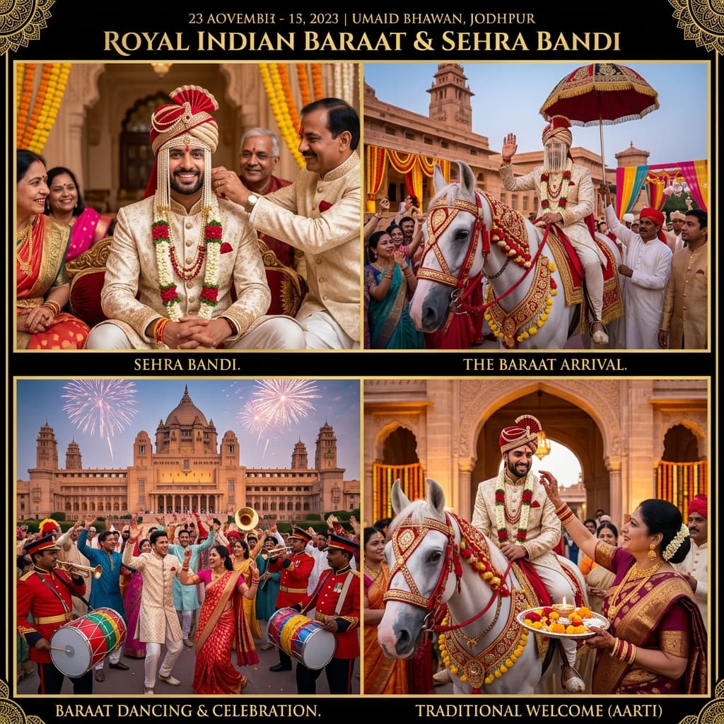 Royal Baraat & Sehra Bandi Quad